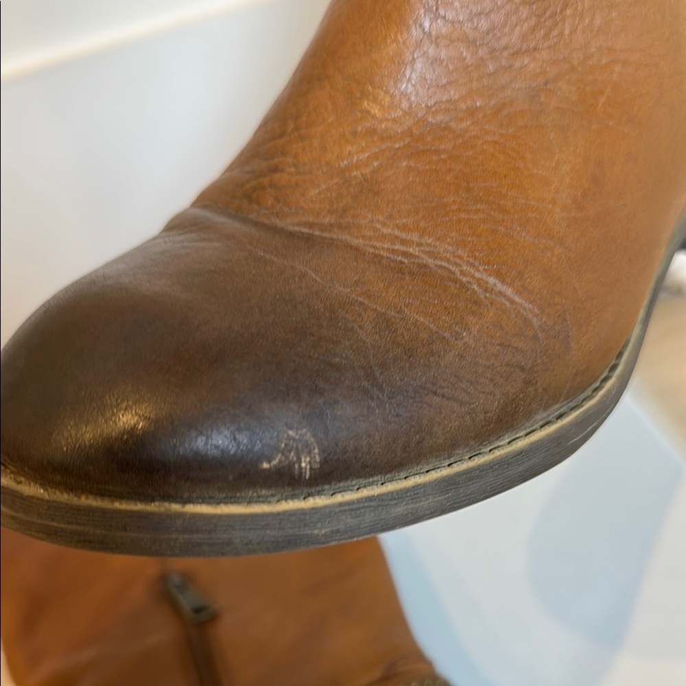 Jessica Simpson Brown Leather Knee-High Boots - Picture 6 of 11